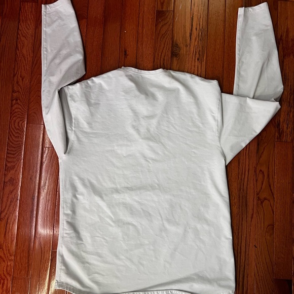 BYLT White Long Sleeve Henley Shirt - Picture 4 of 4